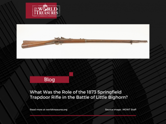 What Was the Role of the 1873 Springfield Trapdoor Rifle in the Battle of Little Bighorn? Image