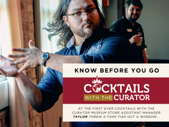 Cocktails with the Curator: Taylor Defenestrates a Fish