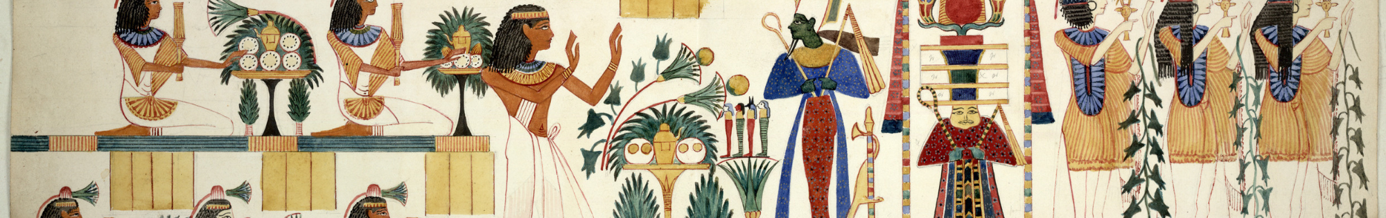 Egyptian Tomb Wall Painting